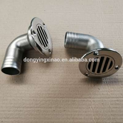 hot sale 316 stainless steel scuppers and cockpit drains for boat