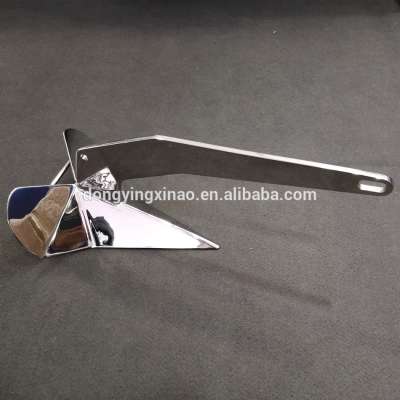 China supplier full sizes stainless steel marine delta anchor for yacht